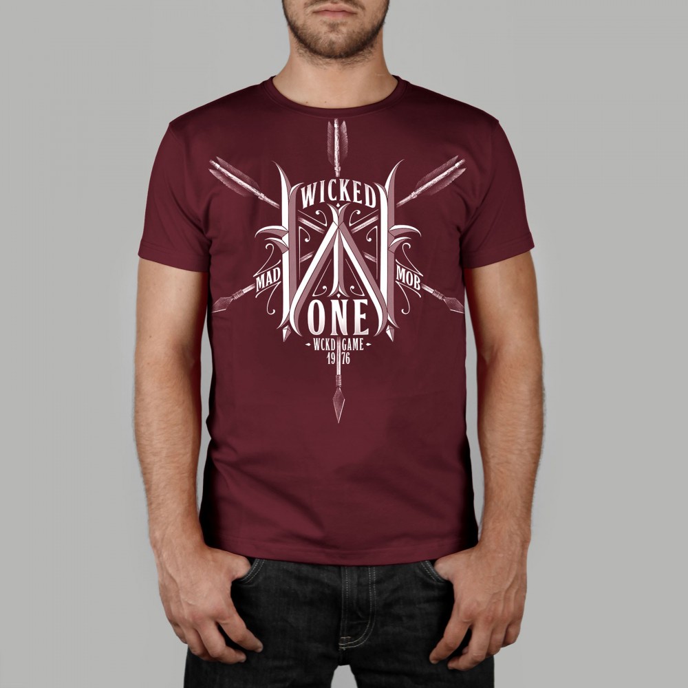 T-shirt Arrow Burgundy