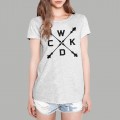 T-shirt Last Queen Gris